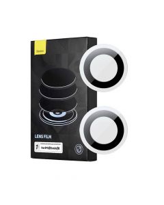 Baseus Camera Tempered Glass Lens Protector (SGZT030502) - предпазни стъклени лещи за камерата на iPhone 12 mini, iPhone 12, iPhone 11 (прозрачен)