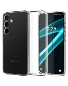 Spigen Liquid Crystal Case - тънък силиконов (TPU) калъф за Samsung Galaxy S24 Plus (прозрачен)