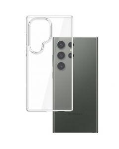 3MK Armor Case - удароустойчив силиконов калъф за Samsung Galaxy S24 Ultra (прозрачен)