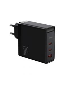 McDodo GaN 5 Pro Fast Wall Charger 140W - захранване за ел. мрежа за лаптопи, смартфони и таблети с USB-A и 3xUSB-C изходи с технология за бързо зареждане (черен)