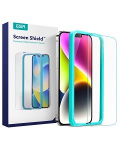 ESR Screen Shield Tempered Glass Screen Protector- калено стъклено защитно покритие за дисплея на iPhone 14 Pro Max (прозрачно)