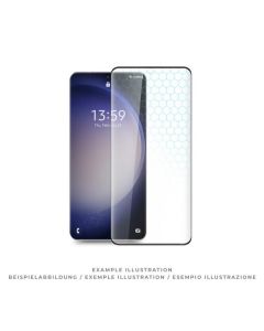 Prio 3D Anti-Scratch Full Screen Tempered Glass - калено стъклено защитно покритие за дисплея на Samsung Galaxy S24 Plus (черен-прозрачен)