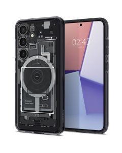 Spigen Ultra Hybrid OneTap MagSafe Case - хибриден кейс с висока степен на защита с MagSafe за Samsung Galaxy S24 (черен)