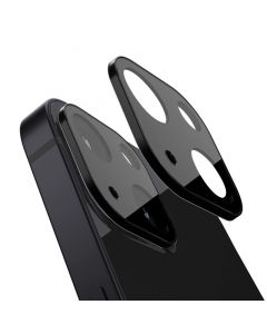 Spigen Glass tR Optik Lens Protector 2 Pack - комплект 2 броя предпазни стъклени протектора за камерата на iPhone 13, iPhone 13 mini (черен)