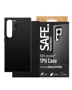 PanzerGlass Safe Matte TPU Case - силиконов (TPU) калъф за Samsung Galaxy S24 Ultra (черен)