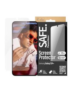 PanzerGlass Safe Tempered Glass Screen Protector 2.5D - стъклено защитно покритие за дисплея на Samsung Galaxy S24 Plus (прозрачен)