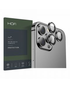 Hofi CamRing Pro Plus - предпазни стъклени лещи за камерата на iPhone 13 Pro, iPhone 13 Pro Max (черен)