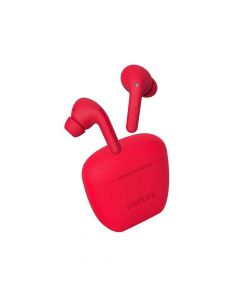 Defunc True Audio TWS Earphones - безжични блутут слушалки с кейс за мобилни устройства (червен)