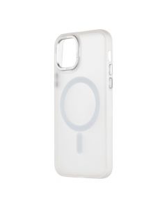 OBALME Misty Keeper MagSafe Case - хибриден удароустойчив кейс с MagSafe за iPhone 12, iPhone 12 Pro (бял-прозрачен)