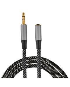 4smarts MatchCord Audio Extension Cable - удължителен аудио кабел 3.5 mm женско към 3.5 mm мъжко (100 см) (черен)