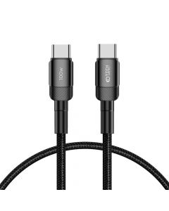 Tech-Protect Ultraboost Evo USB-C to USB-C Cable 100W - USB-C към USB-C кабел за устройства с USB-C порт (25 см) (черен)
