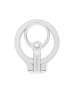 Nillkin SnapGrip Magnetic Ring Holder - универсален магнитен пръстен против изпускане, с поставка, съвместим с MagSafe за iPhone и други смартфони (сив)