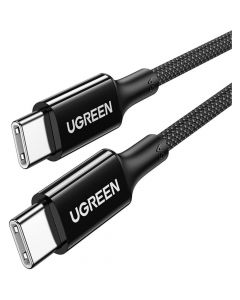 Ugreen USB-C to USB-C Fast Charging Cable 100W - USB-C към USB-C кабел за устройства с USB-C порт (200 см) (черен)