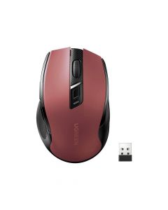 Ugreen MU006 2.4G Wireless and Bluetooth Mouse - ергономична безжична блутут мишка (за PC и Mac) (червен)