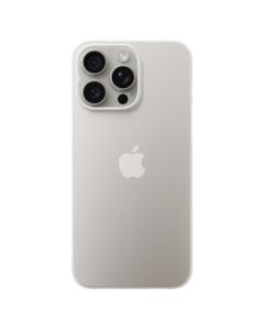 Nomad Super Slim Case - тънък полипропиленов кейс 0.65 мм. за iPhone 15 Pro Max (бял-прозрачен)