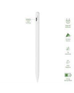 4smarts Active Pencil Pro 3 Stylus - професионална писалка за iPad (бял)