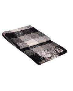 Dilios Сиво одеяло с вълна, на квадрати - ПАЛЕРМО, размер 140/200 см