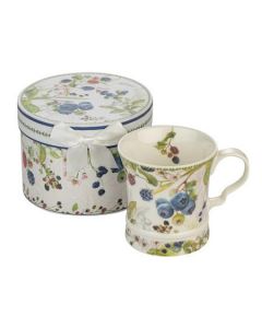Порцеланова чашa за чай + кутия - Боровинка 957971