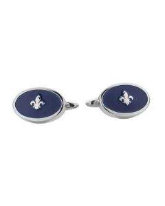 Копчета за ръкавели Royal кралско сини - SILVER FLAME FA081