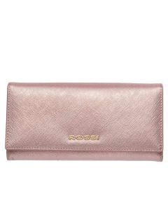 Дамско портмоне цвят Сафиано Блестящо Розово ROSSI RSC0101