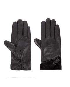 Дамски елегантни ръкавици с панделка ROSSI RSG04BL1