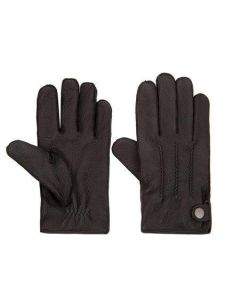 Мъжки черни ръкавици Silver Flame SFG01BL1