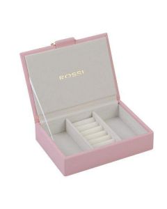 Кутия за бижута цвят пудра  - ROSSI WA07401