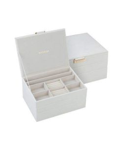 Кутия за бижута цвят бяло - ROSSI WA10404