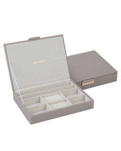 Кутия за бижута цвят сив - ROSSI WA13903