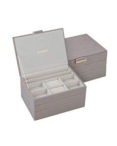 Кутия за бижута цвят сив - ROSSI WA13904
