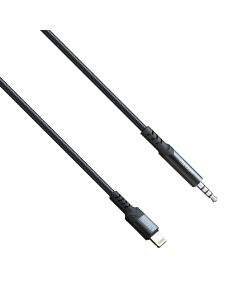 Аудио кабел Earldom ET-AUX39, 3.5mm към Lightning, 1.0м, Черен - 40177