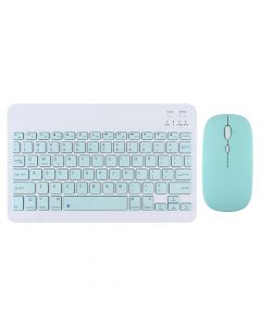 Комплект мишка и клавиатура DLFI 030, Bluetooth, Син - 6168