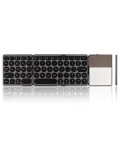 Клавиатура DLFI BT86, Тъчпад, Сгъваема, Bluetooth, Черен - 6176