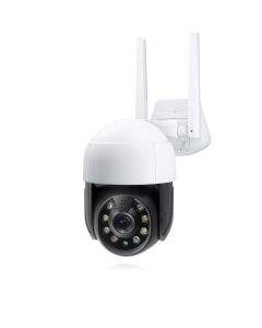 Смарт охранителна камера DLFI PST-C18B-3MP, 3.0Mp, PTZ, Външен монтаж, Wi-Fi, Tuya Smart, Бял - 91027