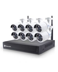 Система за видеонаблюдение DLFI PST-TWK08BM, 8 камери, 2.0Mp, Full HD, NVR, Wi-Fi - 91036
