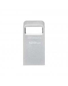 USB памет KINGSTON DataTraveler Micro, 128GB, USB-A 3.2 Gen 1, Сребрист