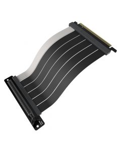 Кабел за вертикален монтаж за видео карта Cooler Master, MasterAccessory Riser Cable PCIe 4.0 x16, 200mm, V2, Черен