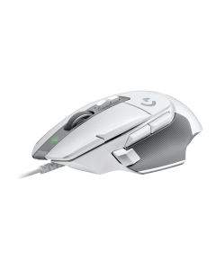 Геймърска мишка Logitech, G502 X, Оптична,  Жична, USB, Бяла