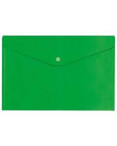OfficeZone Папка с копче А4 12бр. плътна зелена 11565/12