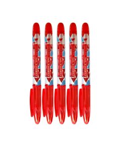 Carioca Химикалка с гума червена - комплект 5 броя 3104403/5