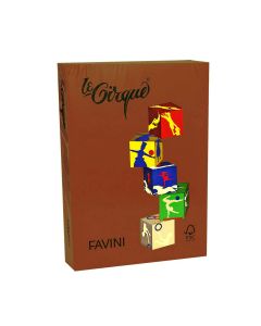 FAVINI Хартия А4 цветна наситена - 500 л.кафява 40094
