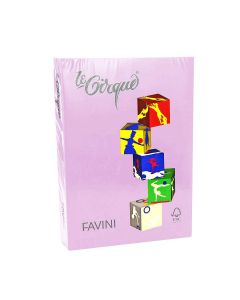 FAVINI Хартия А4 цветна пастелна - 500 л. розова 40096