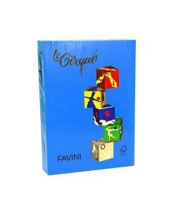 FAVINI Хартия А4 цветна наситена - 500 л. синя 40106