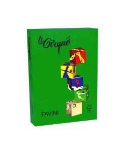 FAVINI Хартия А4 цветна наситена - 500 л. т. зелена 40109