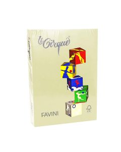 FAVINI Хартия А4 цветна пастелна - 500 л. бледо жълта 40113