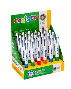 Carioca Четирицветна химикалка - 24 бр. на дисплей 40146/24