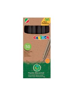 Carioca Химикалка Corvina WHT Eco Family - черна 50 бр. 4311001/50