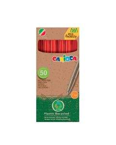 Carioca Химикалка Corvina WHT Eco Family - червена 50 бр. 4311003/50