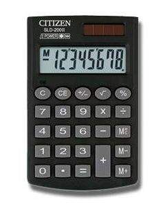 Citizen Калкулатор джобен 8 DIG – SLD 200 N черен 5567