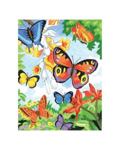 Royal&Langnickel Рисуване по номера с цветни моливи 22х30 - Пеперуди CPN2